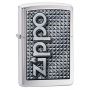 Zapalniczka benzynowa Zippo Logo Brushed Chrome - 2